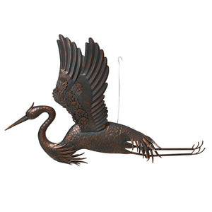 Decoris Iron Stork Wall Art - GARDEN ORNAMENTS INCL SOLAR - Beattys of Loughrea