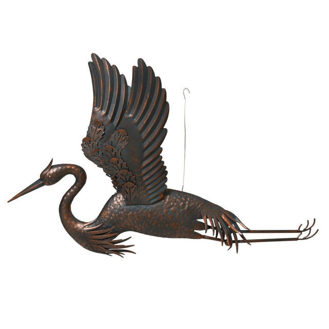 Decoris Iron Stork Wall Art - GARDEN ORNAMENTS INCL SOLAR - Beattys of Loughrea