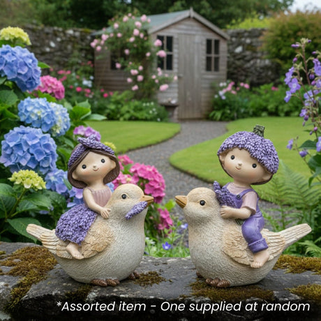 Kids Polyresin Garden Ornament Assorted - One Supplied* - ORNAMENTS - Beattys of Loughrea