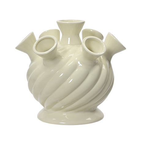 Decoris Vase White Porcelain 18cm - FLOWERPOT/VASE/JUG 1 - Beattys of Loughrea