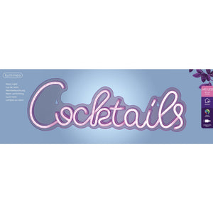Lumineo Neon Cocktail Sign USB Powered - LED STRING DECO LIGHTS (NOT XMAS) - Beattys of Loughrea