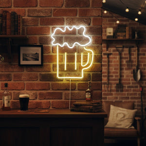 Lumineo Neon Beer Glass Sign - LED STRING DECO LIGHTS (NOT XMAS) - Beattys of Loughrea