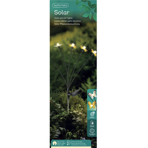 Lumineo Solar Garden Stake Butterfly In Firework Style - GARDEN ORNAMENTS INCL SOLAR - Beattys of Loughrea