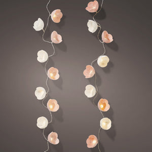 Lumineo Flower String Light Battery Operated - Light Pink - LED STRING DECO LIGHTS (NOT XMAS) - Beattys of Loughrea