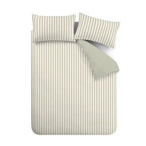 Bianca Hampton Stripe Green 200 Thread Count Duvet Cover Set – Super King - DUVET COVERS - Beattys of Loughrea