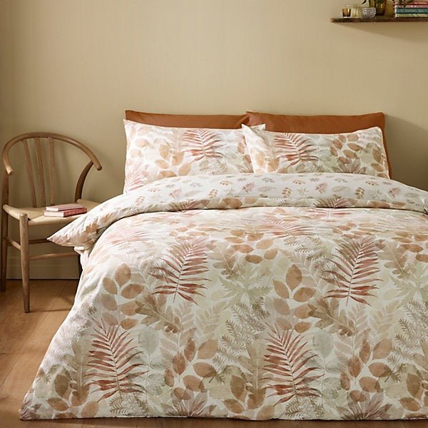 Catherine Lansfield Autumn Leaves So Soft Duvet Cover Set – King - DUVET COVERS - Beattys of Loughrea