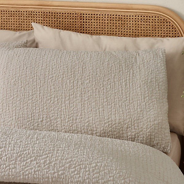 Catherine Lansfield Crinkle Seersucker Duvet Cover Set – King - DUVET COVERS - Beattys of Loughrea