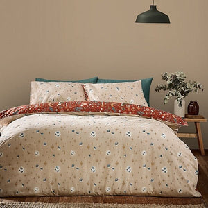 Catherine Lansfield Burnt Orange Enchanted Twilight Animals Duvet Cover Set – Single - DUVET COVERS - Beattys of Loughrea