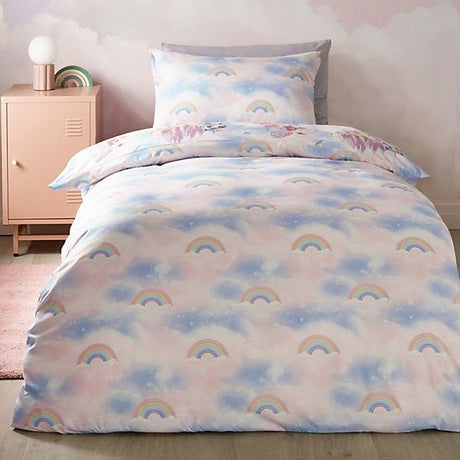 Catherine Lansfield Candy Pink Unicorn So Soft Reversible Duvet Cover Set – Double - DUVET COVERS - Beattys of Loughrea