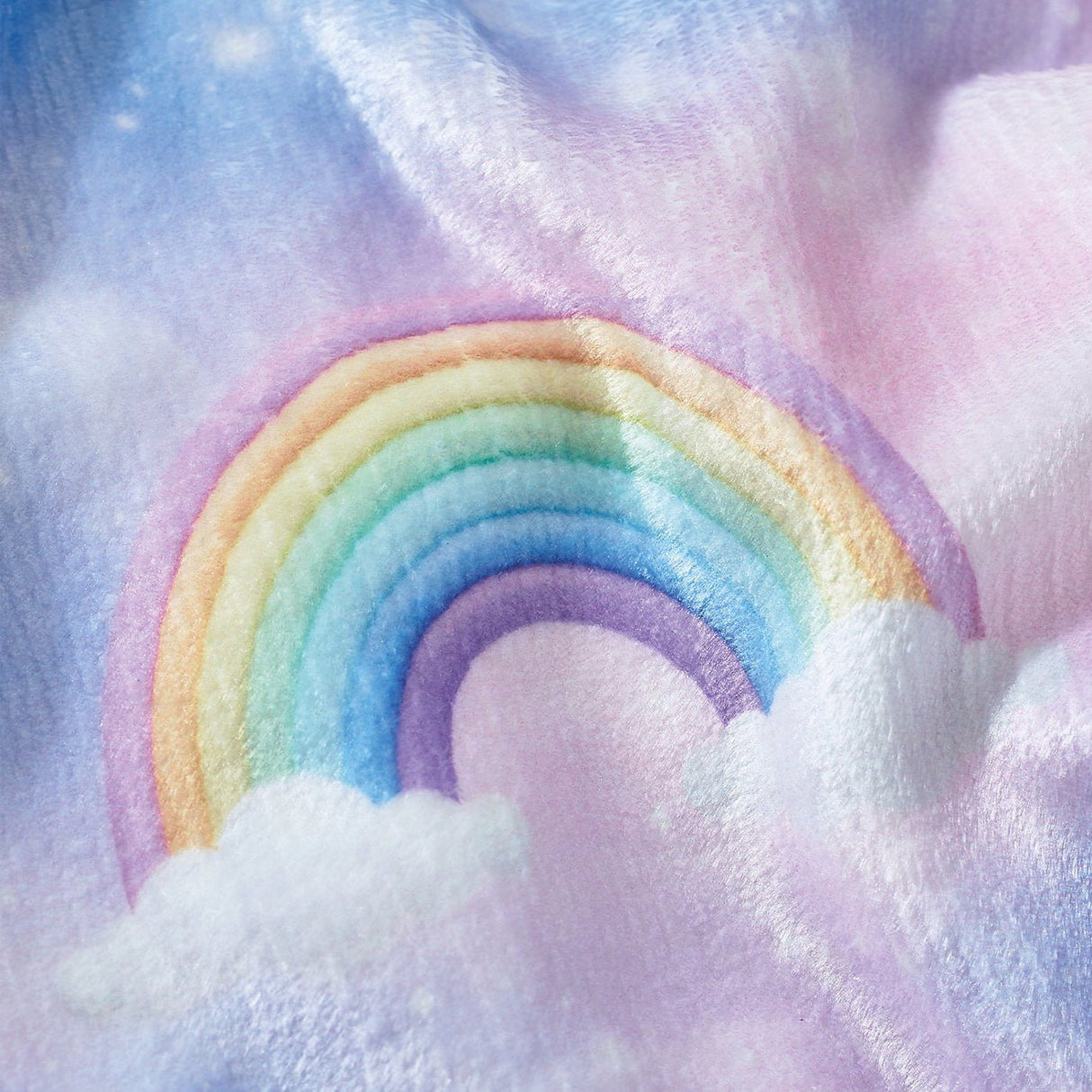 Catherine Lansfield Candy Unicorn Rainbow Cosy Fleece Blanket Throw – Pink (130x170cm) - THROWS/BLANKETS - Beattys of Loughrea