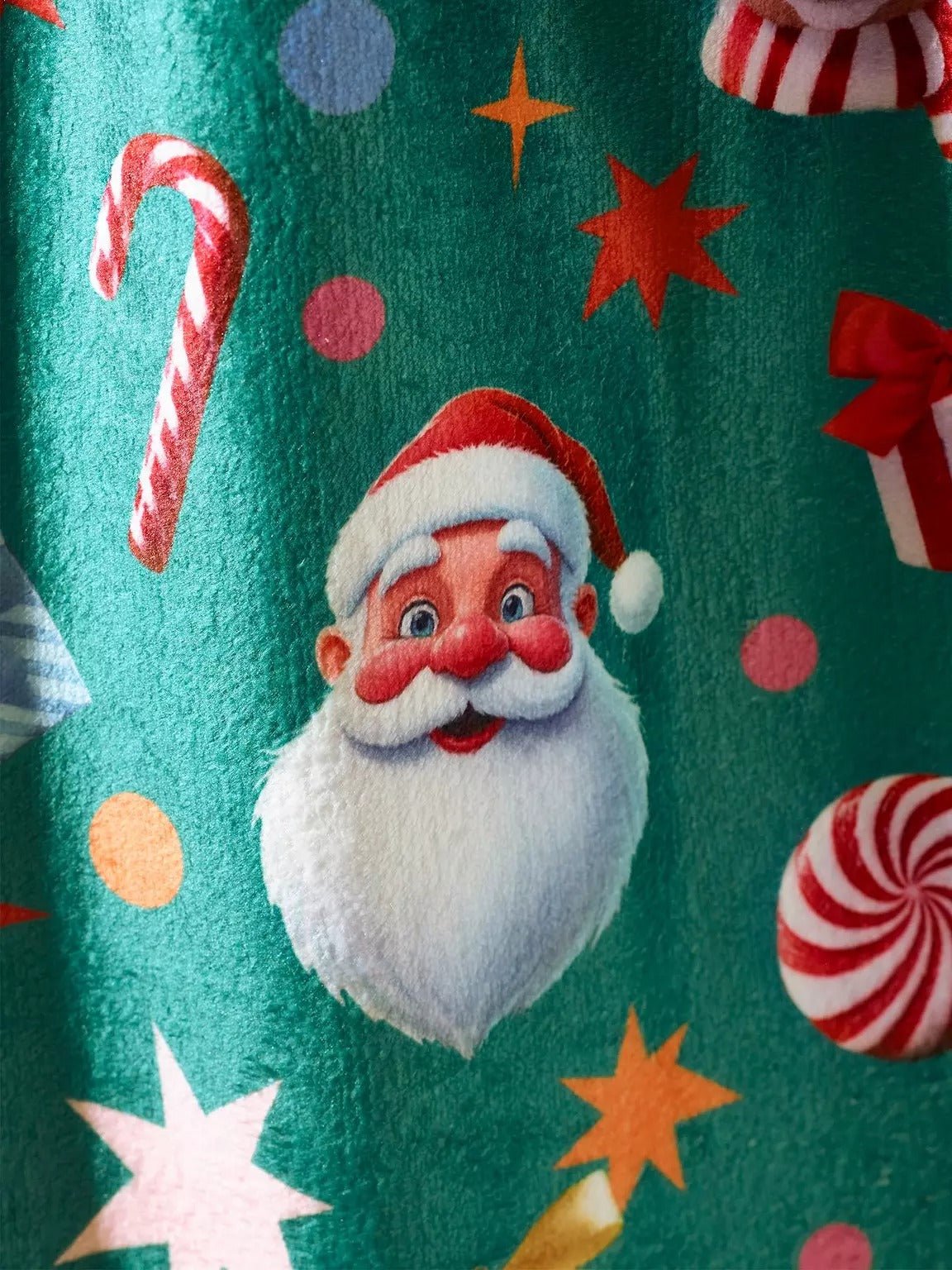 Catherine Lansfield Christmas Icons Fleece Blanket Throw – 130x170cm - THROWS/BLANKETS - Beattys of Loughrea