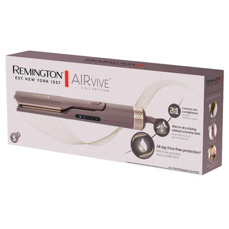 Remington AIRvive 2 - in - 1 Air Styler - CURLERS/CRIMPERS/STRAIGHTENERS - Beattys of Loughrea
