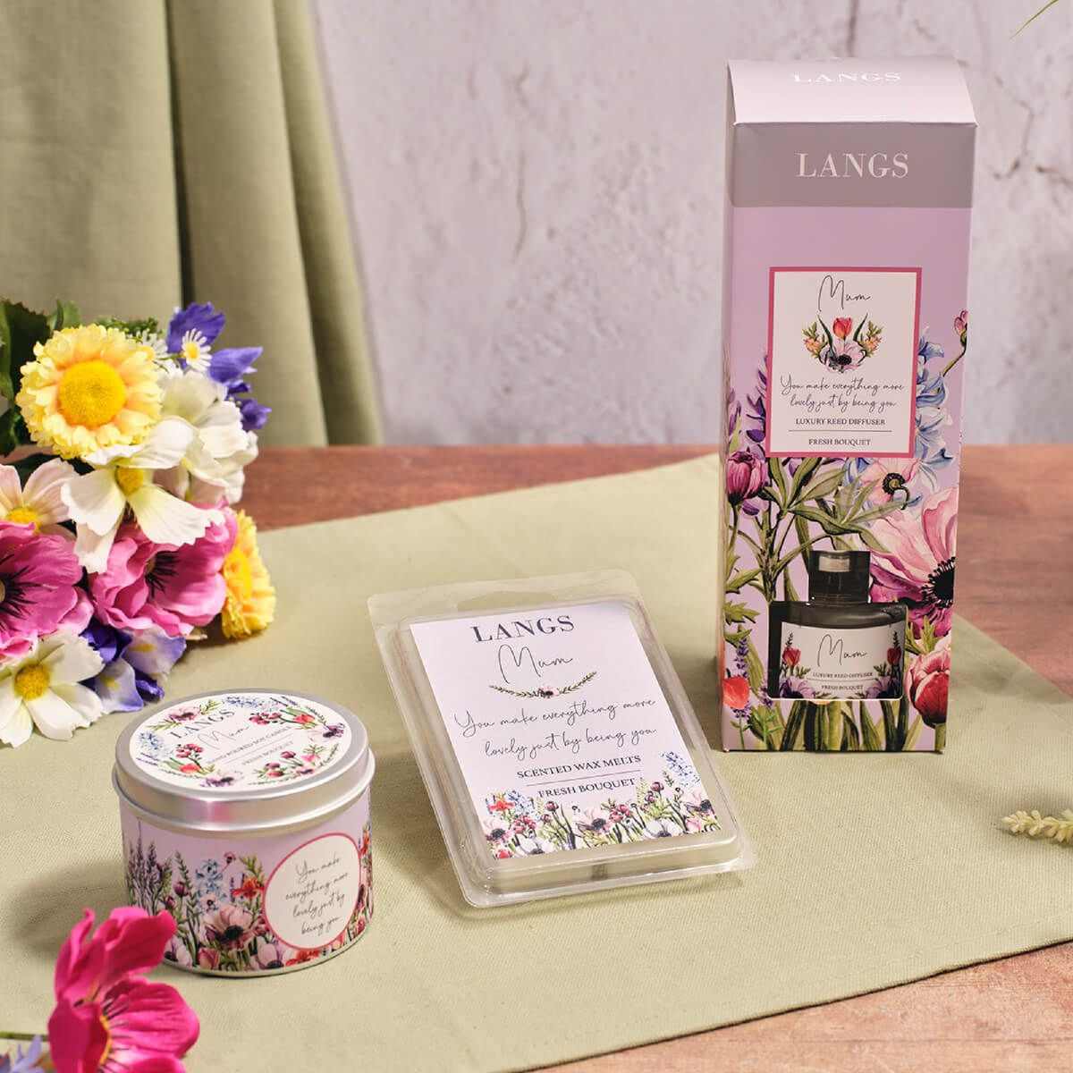 R13 FLORAL SERENADE REED DIFFUSER MUM LOVELY YOU FRESH BOUQUET 100ML 2FS100