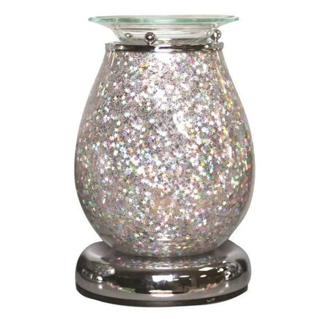 Electric Wax Melter Touch - Glitter Star 16cm - POT POURRI/AROMATHERAPY/OILS/DIFFUSER - Beattys of Loughrea