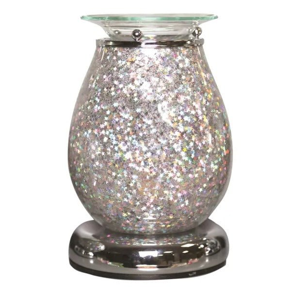 Electric Wax Melter Touch - Glitter Star 16cm - POT POURRI/AROMATHERAPY/OILS/DIFFUSER - Beattys of Loughrea