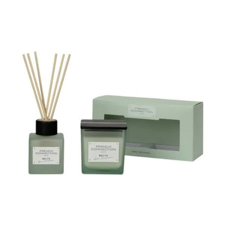 Mango Mojito Candle & Diffuser Gift Set by French Connection 100ml/220g - CANDLES - Beattys of Loughrea