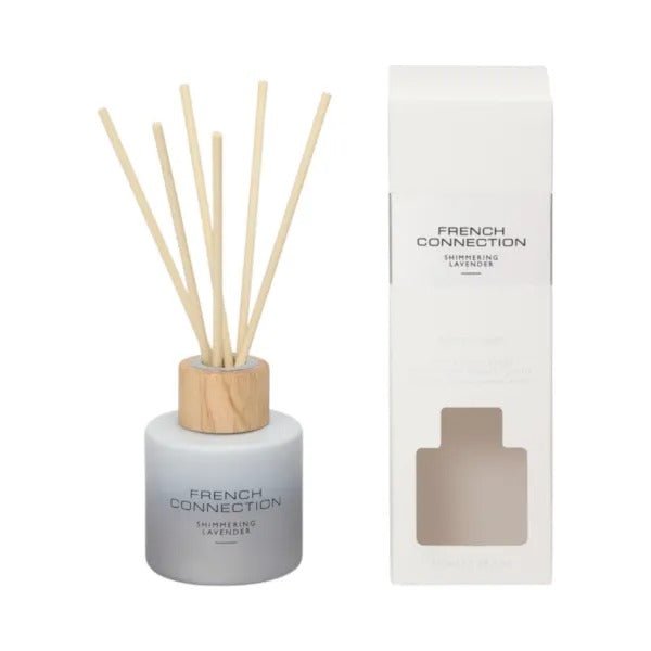 Shimmering Lavender Diffuser by French Connection 100ml - POT POURRI/AROMATHERAPY/OILS/DIFFUSER - Beattys of Loughrea