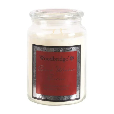 Woodbridge Spiced Winter Berries - Candle Jar 650g - CANDLES - Beattys of Loughrea