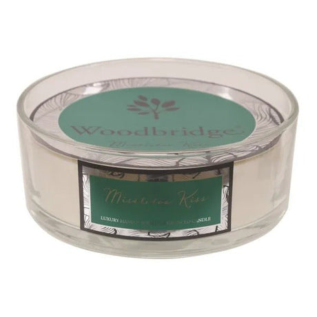 Woodbridge Mistletoe Kiss - 5 Wick Candle Bowl 990g - CANDLES - Beattys of Loughrea