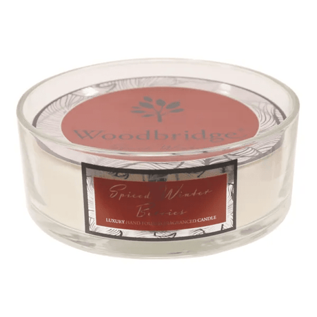 Woodbridge Spiced Winter Berries - 5 Wick Candle Bowl 990g - CANDLES - Beattys of Loughrea