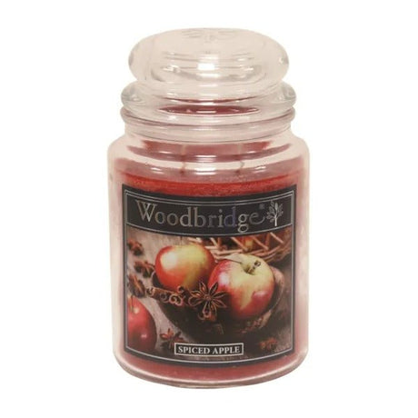 Woodbridge Spiced Apple Large Scented Candle Jar - CANDLES - Beattys of Loughrea
