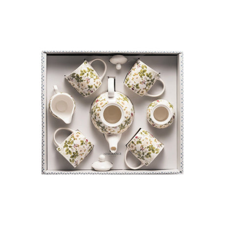 Newgrange Living Cream Floral Rose Tea Set, 7 Piece - MUG SETS - Beattys of Loughrea