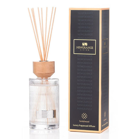 Newgrange Living Amber Sandalwood Reed Diffuser, 500ml - POT POURRI/AROMATHERAPY/OILS/DIFFUSER - Beattys of Loughrea