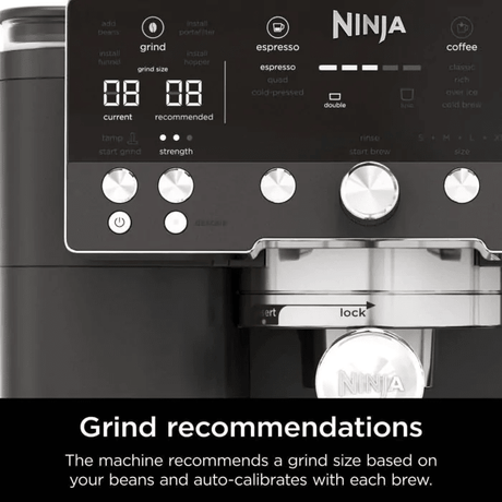 Ninja Luxe Café Premier Espresso Machine – Black ES601UKBK - COFFEE MAKERS / ACCESSORIES - Beattys of Loughrea