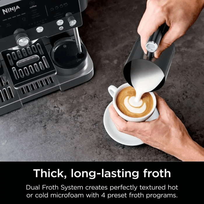 Ninja Luxe Café Premier Espresso Machine – Black ES601UKBK - COFFEE MAKERS / ACCESSORIES - Beattys of Loughrea