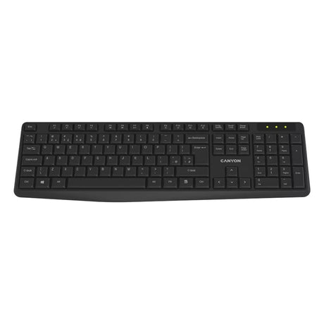 Canyon Keyboard Kb - W01 Wireless Black - KEYBOARDS - Beattys of Loughrea