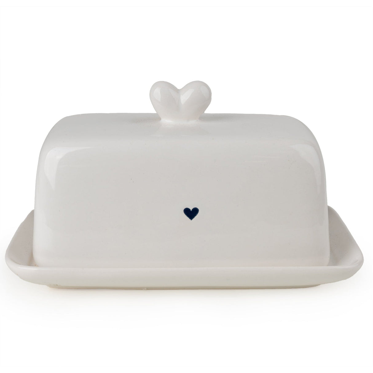 Butter Dish - Hearts - GENERAL LOOSE WARE - Beattys of Loughrea