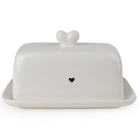 Butter Dish - Hearts - GENERAL LOOSE WARE - Beattys of Loughrea