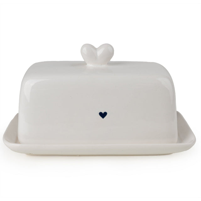 Butter Dish - Hearts - GENERAL LOOSE WARE - Beattys of Loughrea