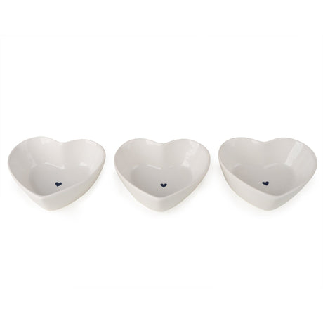 Set of 3 Nibble Bowls - Hearts - GENERAL LOOSE WARE - Beattys of Loughrea