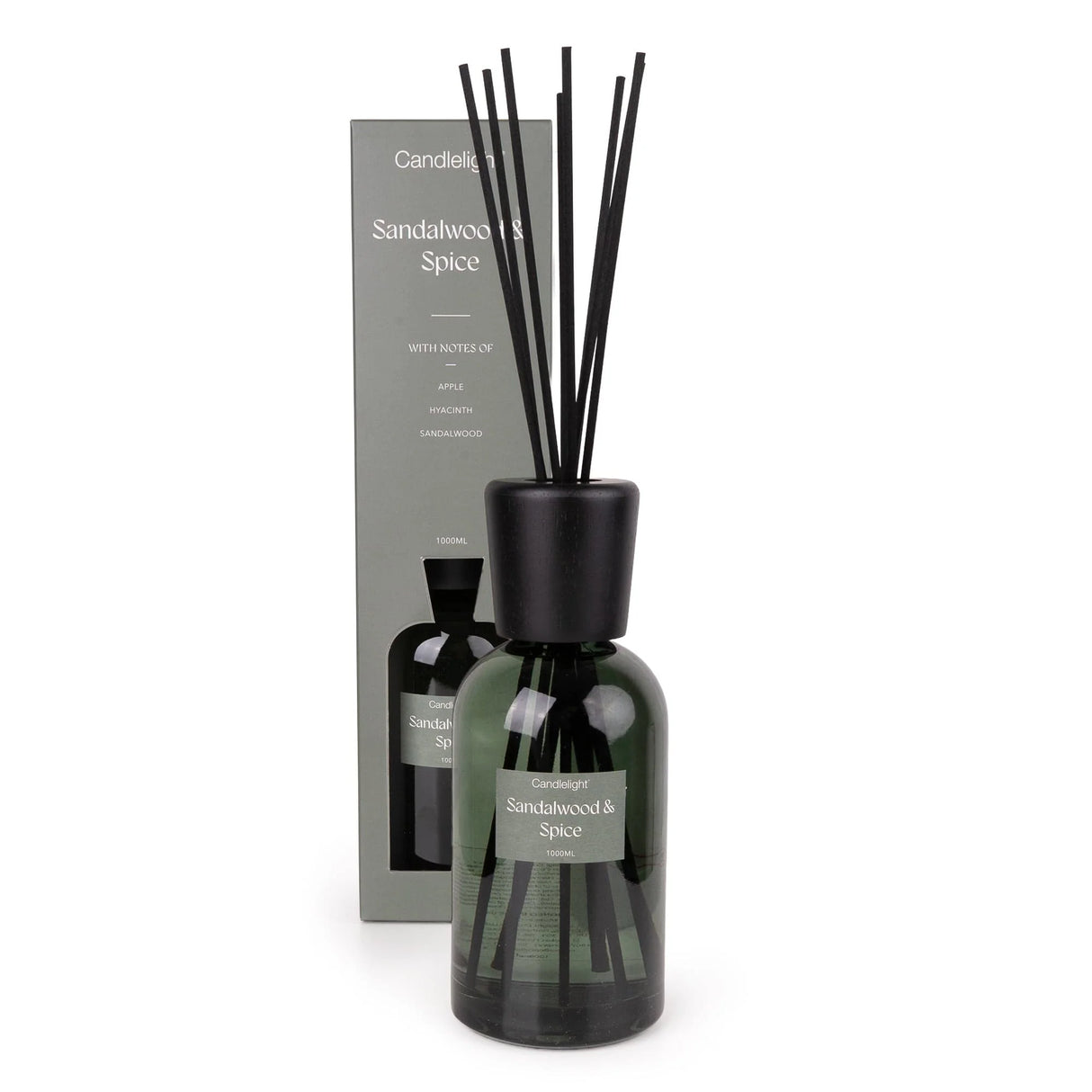 Candlelight 1000Ml Reed Diffuser – Sandalwood & Spice