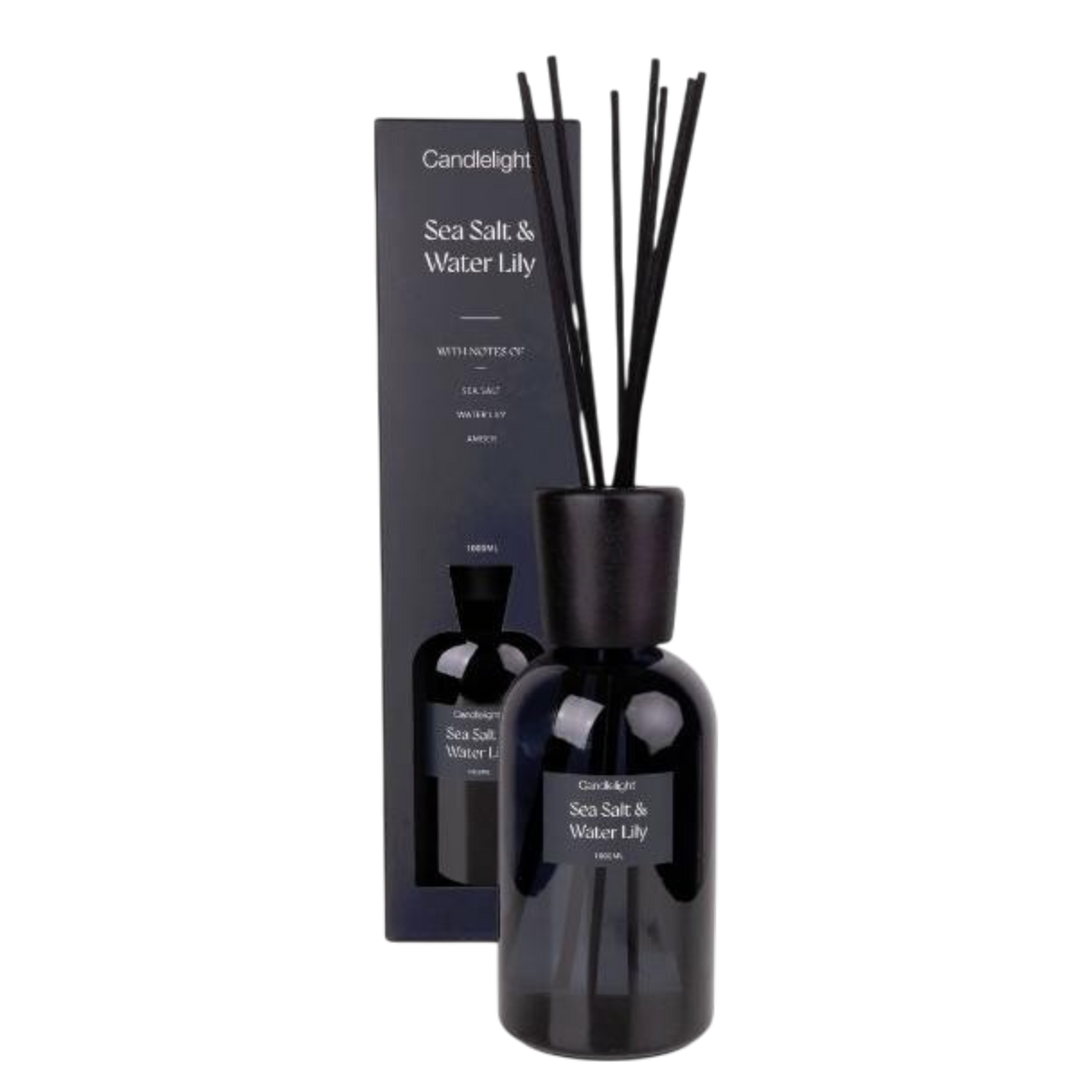 Candlelight 1000Ml Reed Diffuser – Sea Salt & Water Lily