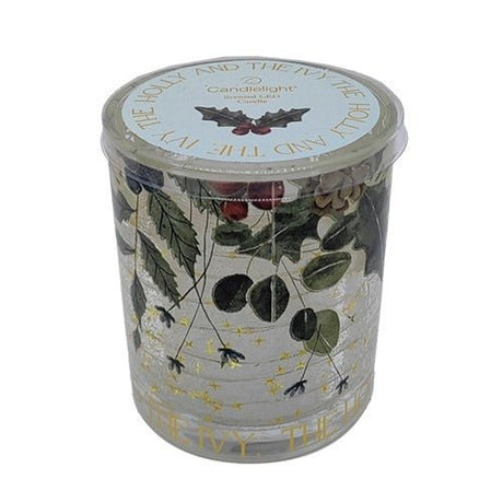 LED Candle – Holly & Ivy - CANDLES - Beattys of Loughrea
