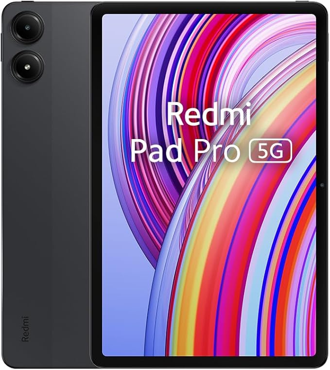 Xiaomi Redmi Pad Pro 5G 12.1‑inch tablet, 6GB RAM, 128GB storage, black - TABLETS - IPAD / EREADERS - Beattys of Loughrea