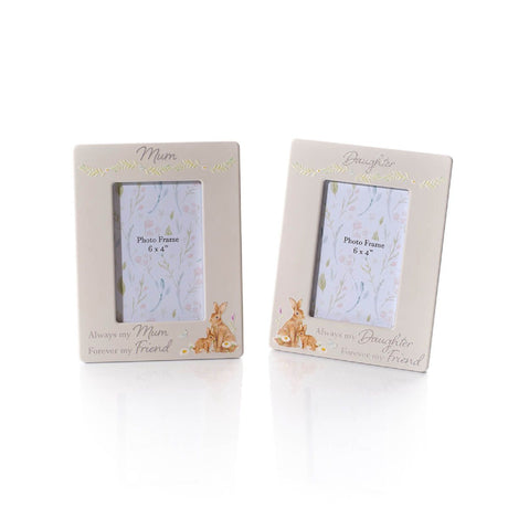 Meadow Fields Ceramic 3d Raised Detail Mum Photo Frame - PHOTO FRAMES - PLATED, GILT, STONE - Beattys of Loughrea
