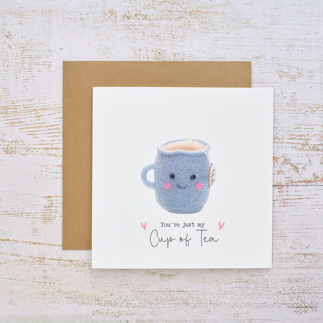 R13 TINY WORLD JUST MY CUP OF TEA CARD 4TW178