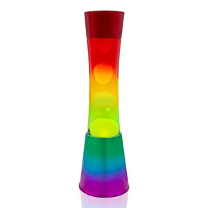 Global Gizmos 16" Lava Lamp Tower - Rainbow Colours - NIGHT LIGHT PLUG IN - Beattys of Loughrea