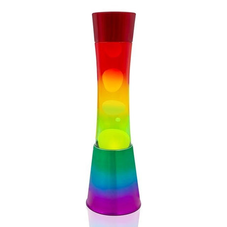 Global Gizmos 16" Lava Lamp Tower - Rainbow Colours - NIGHT LIGHT PLUG IN - Beattys of Loughrea