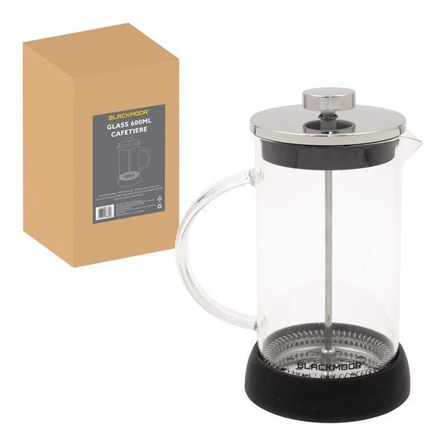 Blackmoor 600ml Glass Cafetiere - TEA/COFFEE MAKER/BODUM/MILLS - Beattys of Loughrea
