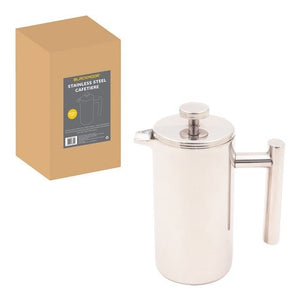 Blackmoor 800ml Satin Stainless Steel Cafetiere - TEA/COFFEE MAKER/BODUM/MILLS - Beattys of Loughrea