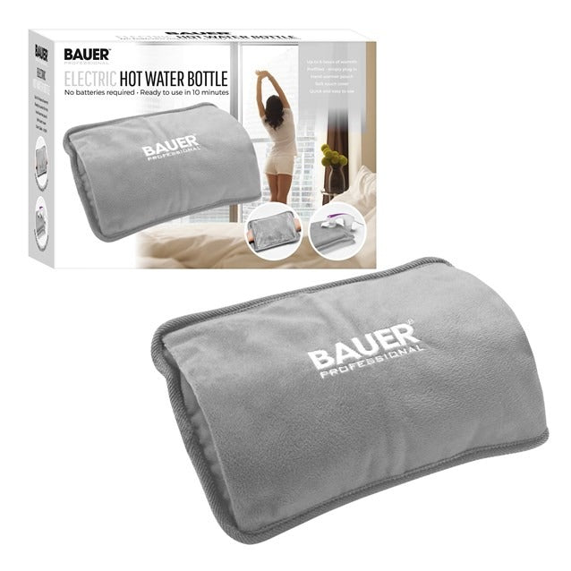 Bauer Rechargeable Electric Hot Water Bottle – Grey - HEAT MASSAGERS - Beattys of Loughrea