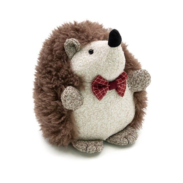 Hedgehog Door Stop – Brown/White - CUSHIONS/COVERS - Beattys of Loughrea