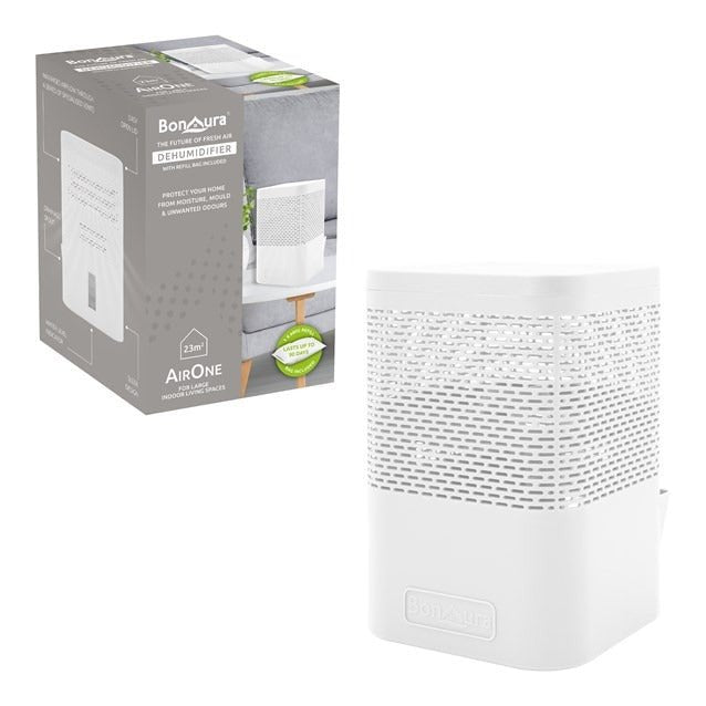 Bonura AirOne Classic Dehumidifier – 680g (White) - DE HUMIDIFIER - Beattys of Loughrea
