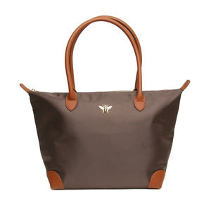 Alice Wheeler Chocolate - Shoreditch Large Tote Bag - HANDBAGS, MANBAGS, SHOPPING BAGS - Beattys of Loughrea