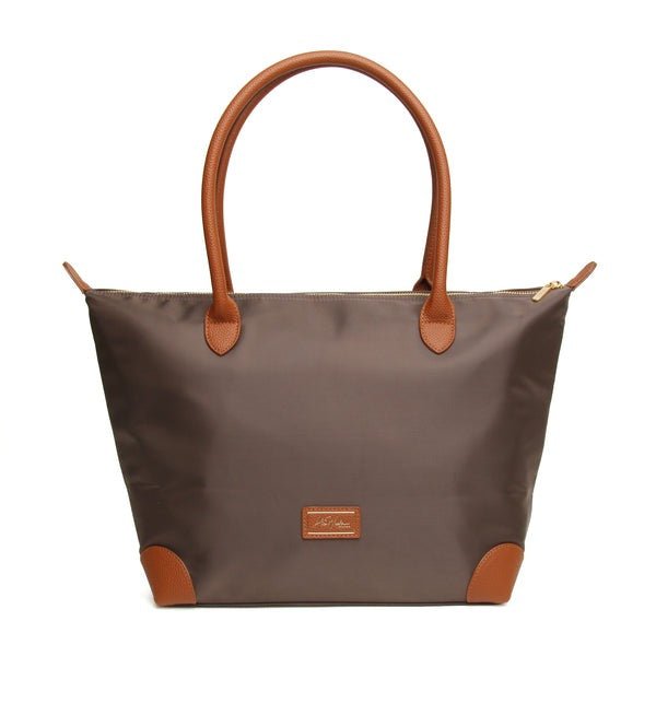 Alice Wheeler Chocolate - Shoreditch Large Tote Bag - HANDBAGS, MANBAGS, SHOPPING BAGS - Beattys of Loughrea