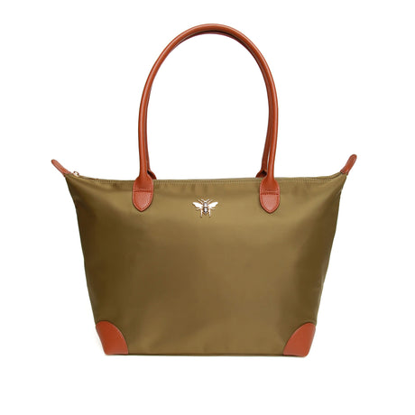 Alice Wheeler Olive - Shoreditch Large Tote Bag - HANDBAGS, MANBAGS, SHOPPING BAGS - Beattys of Loughrea